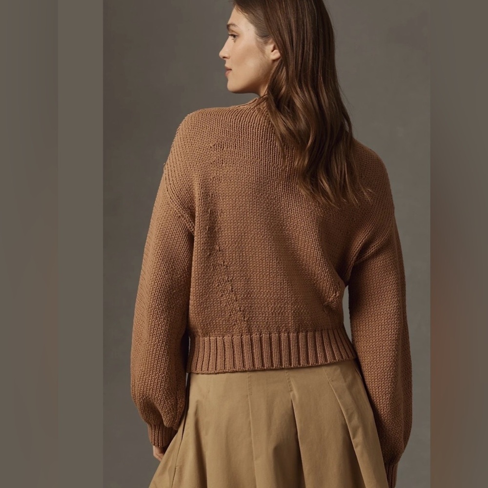 Anthropologie Pippa Mock-Neck Sweater Icon Edition Size Medium NWOT - Picture 4 of 14